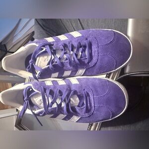 Adidas Deep BEAUTIFUL Purple and White (Ortholite) Sneakers
